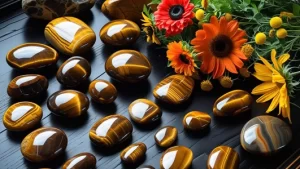 cercei ochi de tigru picatura