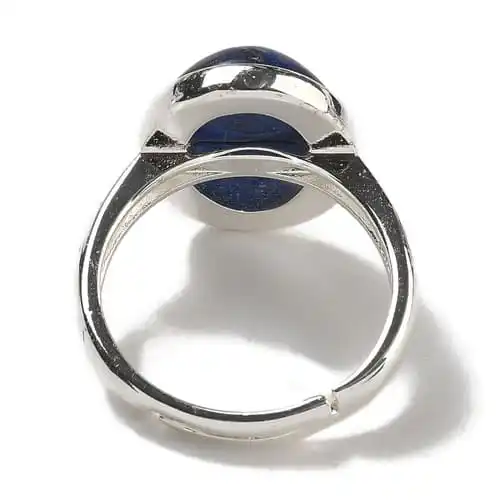 inel lapis lazuli oval