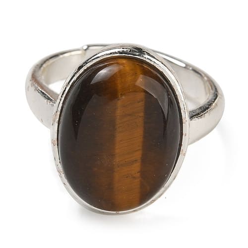 inel ochi de tigru oval