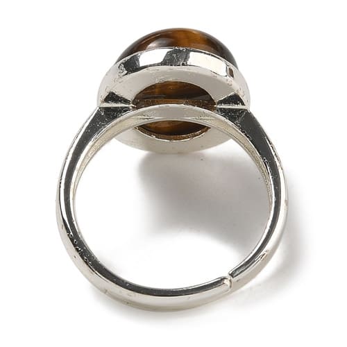 inel ochi de tigru oval