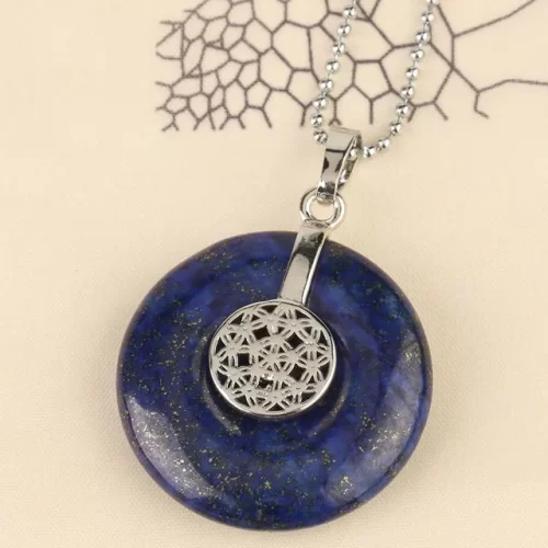 lapis lazuli cu floarea vietii